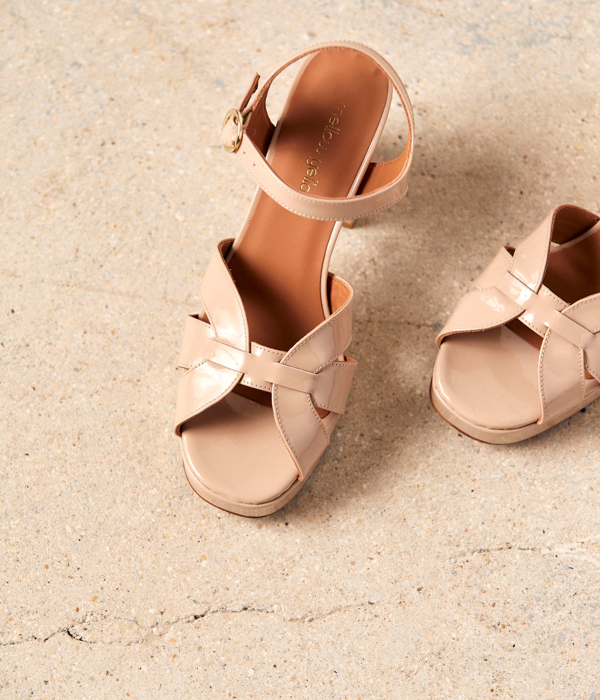 Sandales beiges Laure
