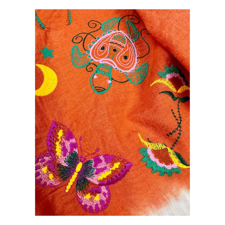 Susanna Blu Chemise Gardenia Tie and Dye | Orange