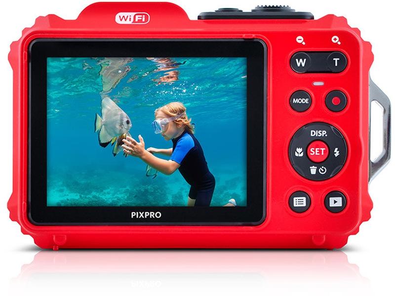 Kodak Unterwasserkamera PixPro WPZ2 Rot Wasser-, stoss- und staubdichte, Point & Shoot-Kamera