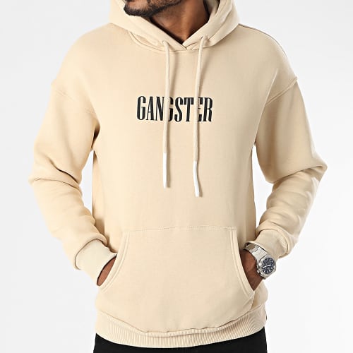 Sweat Capuche Beige Taupe