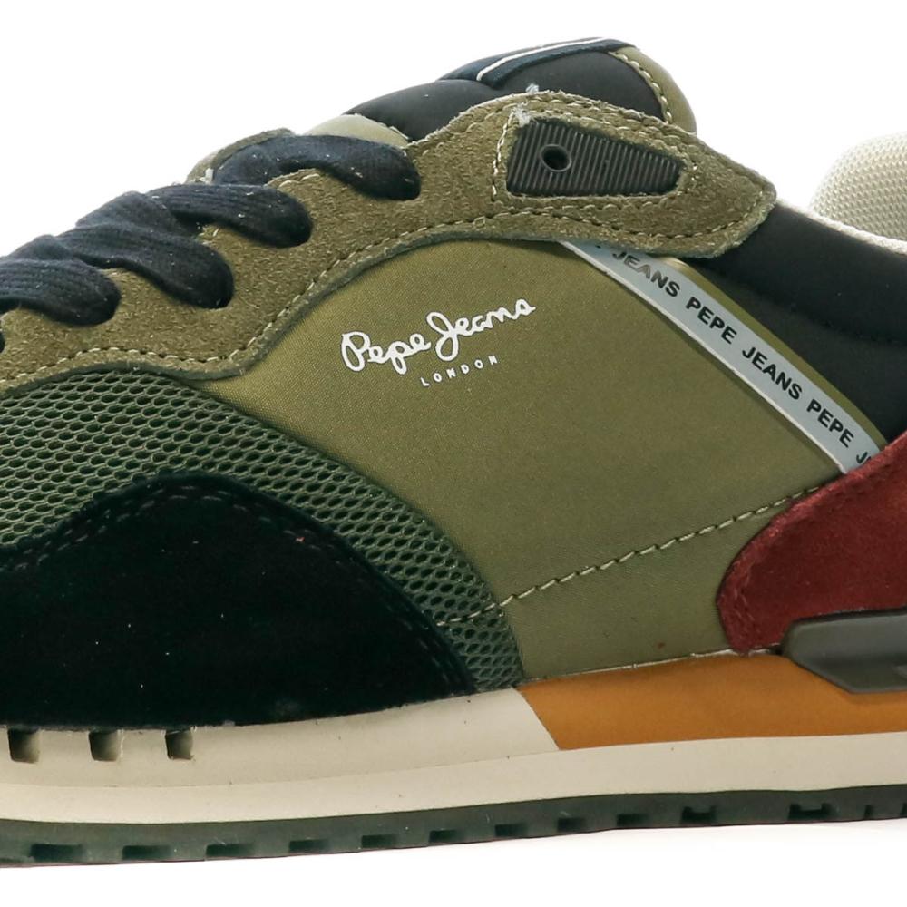 Pepe jeans Baskets Noir/Vert Homme Pepe jeans London Forest