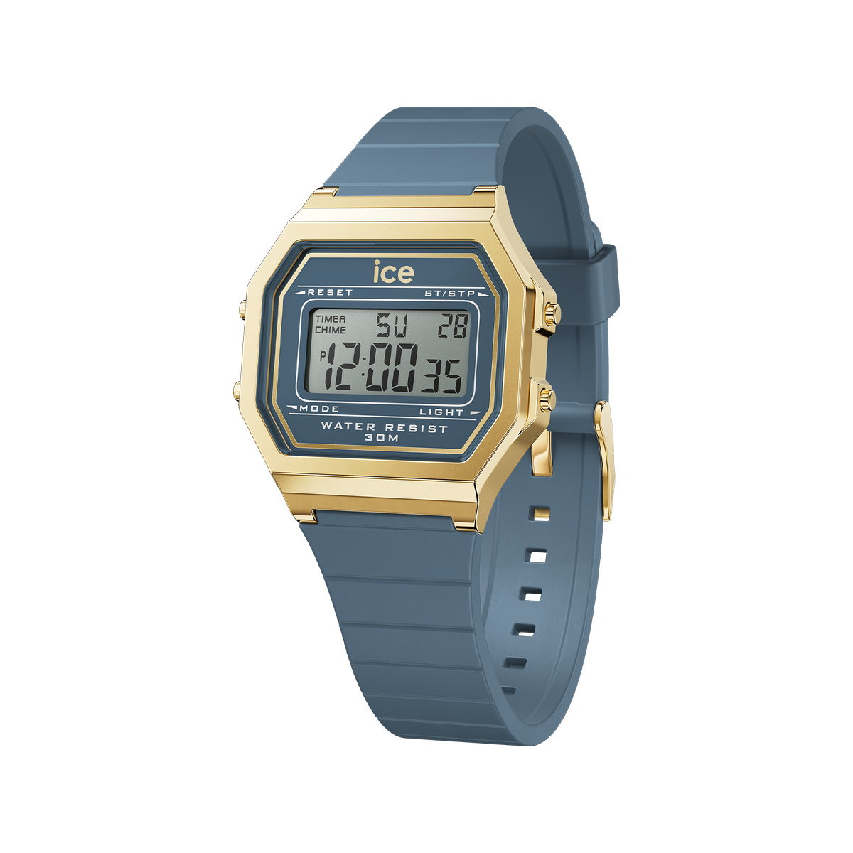 Montre ICE WATCH ice digit retro femme bracelet silicone bleu