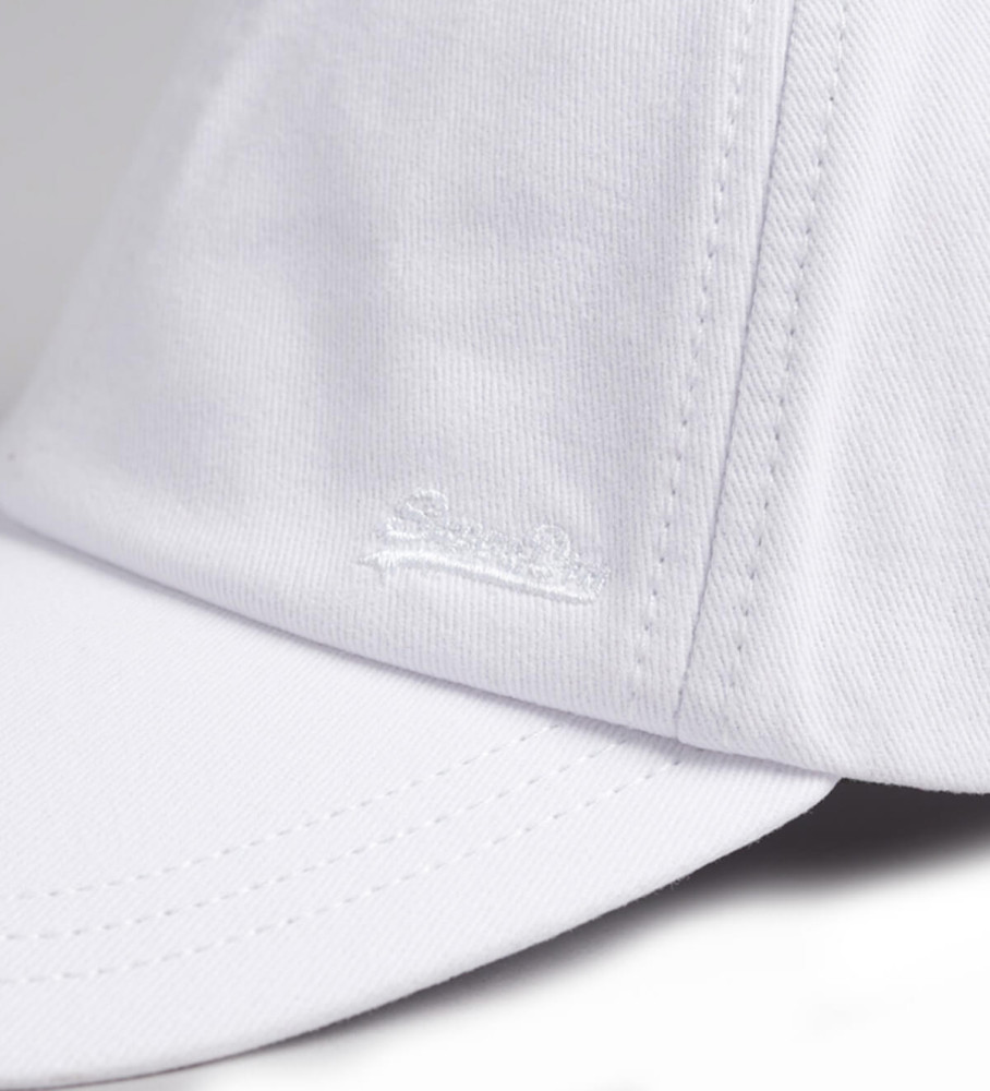 Boné Superdry Vintage com Logo Bordado, Branco