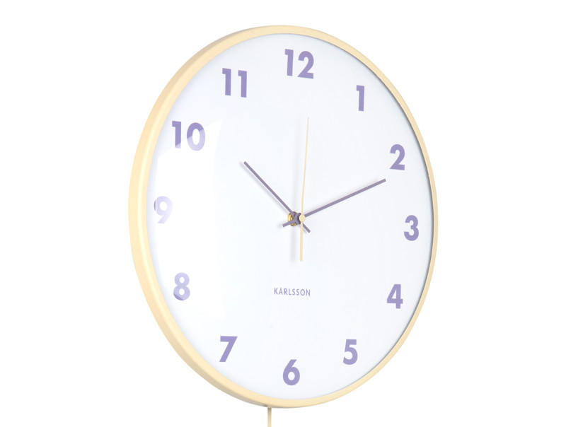 Wall Clock Cheeky Dome Pendulum KA6058LB Soft blue