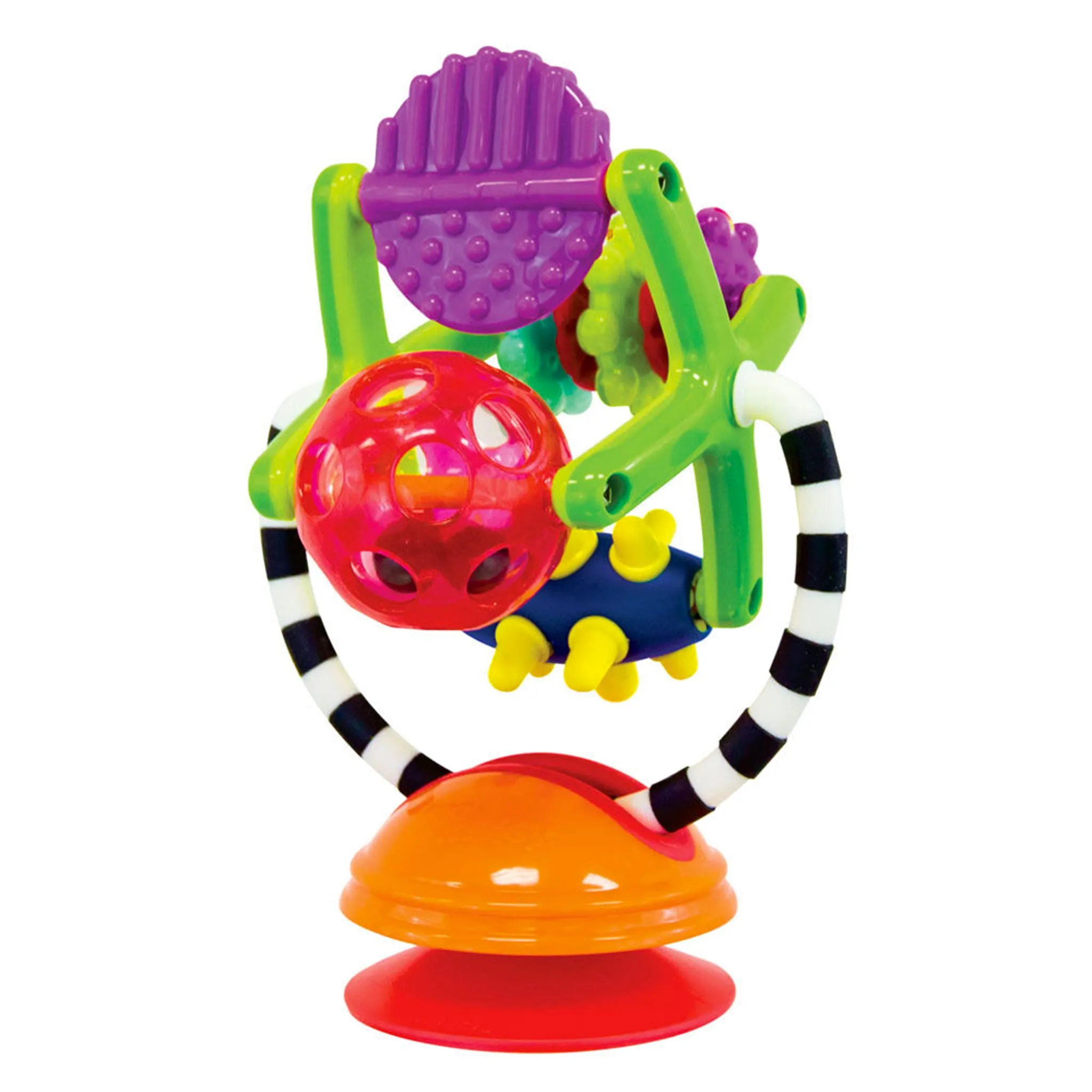 Sassy Hochet a Ventouse Multicolore