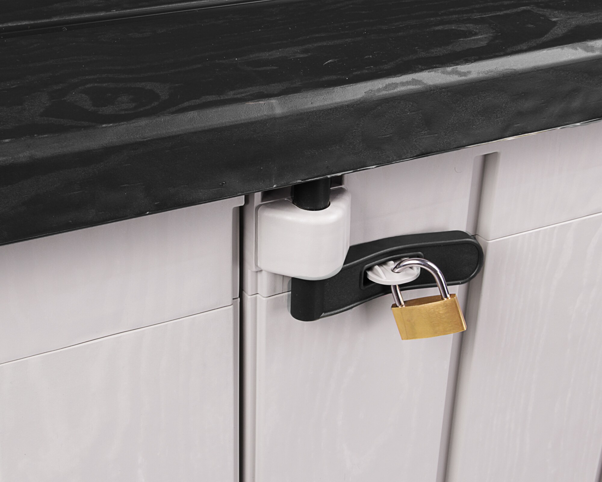 Gartenbox Mülltonnenbox Storer Light grau-anthrazit