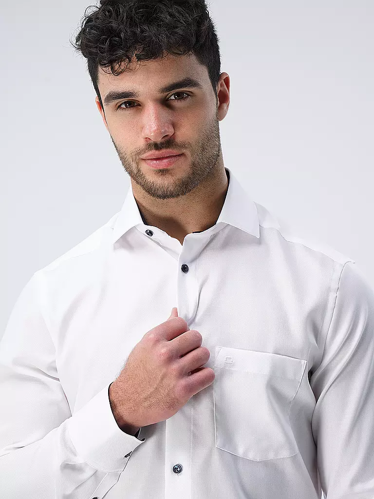 OLYMP Hemd Modern Fit weiss