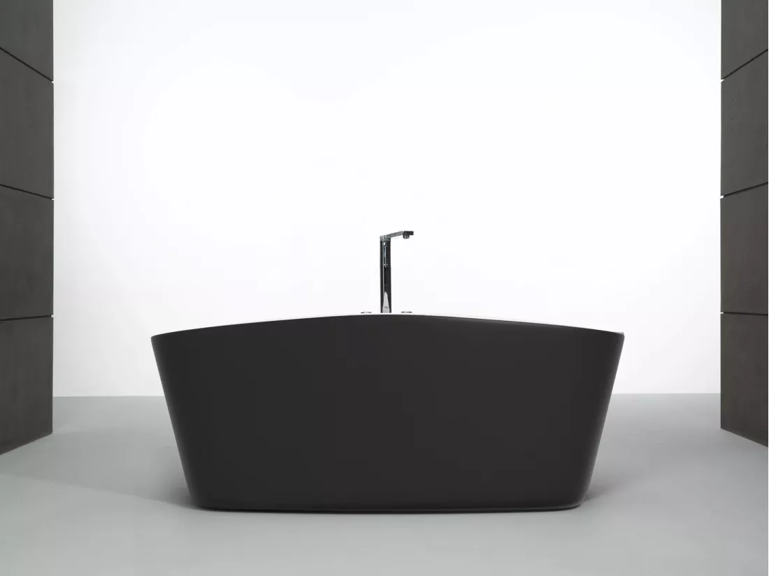 Baignoire Balnéo Îlot TAO Black Bulle L. 170 x l. 80 cm, by SPALINA