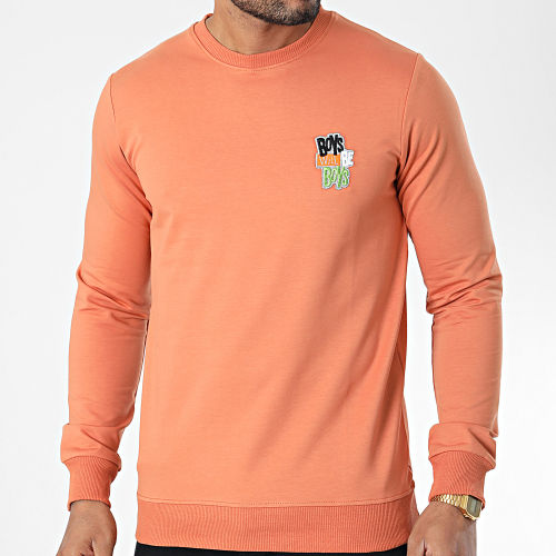 Sweat Crewneck 9058 Orange