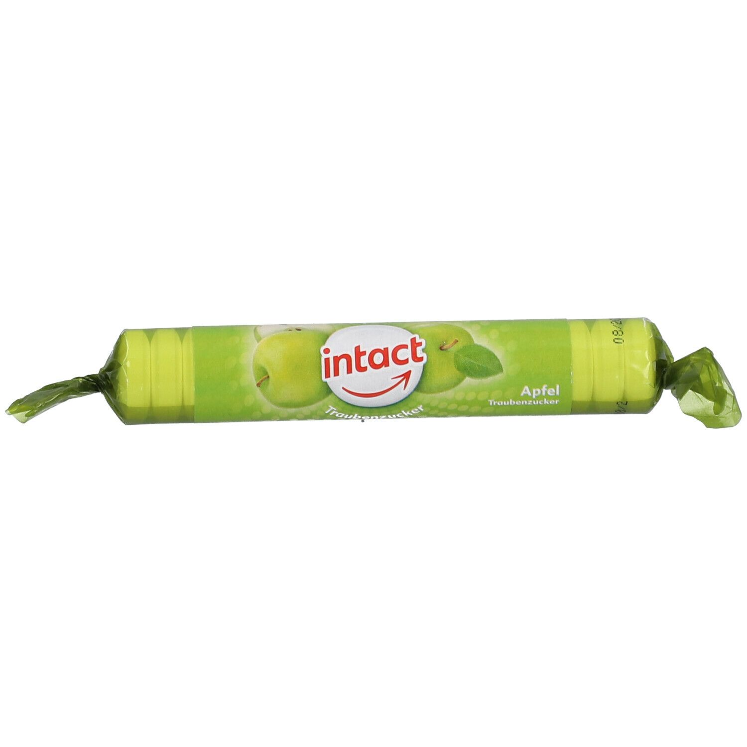 intact Traubenzucker-Rolle Apfel