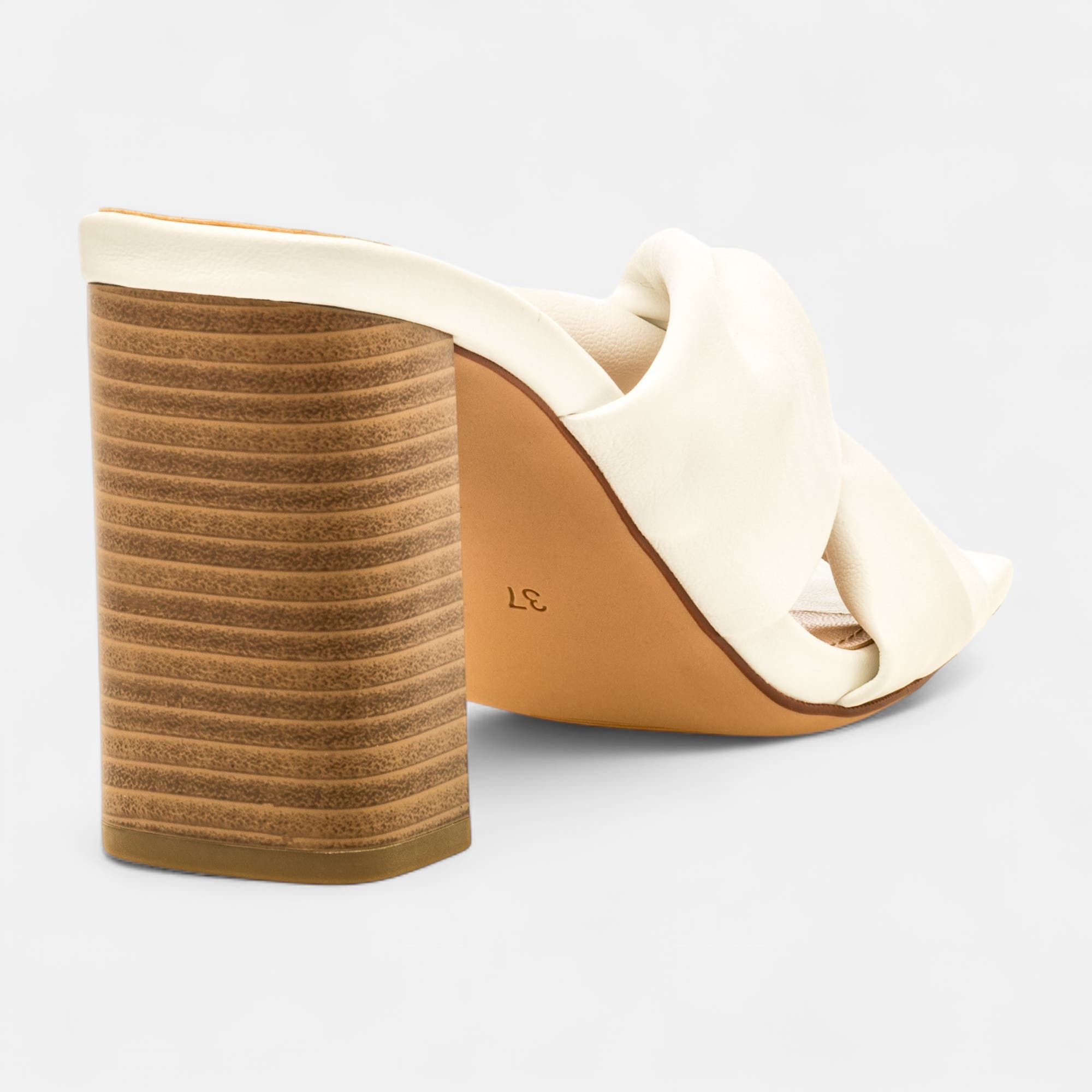Mules à talon Femme blanc