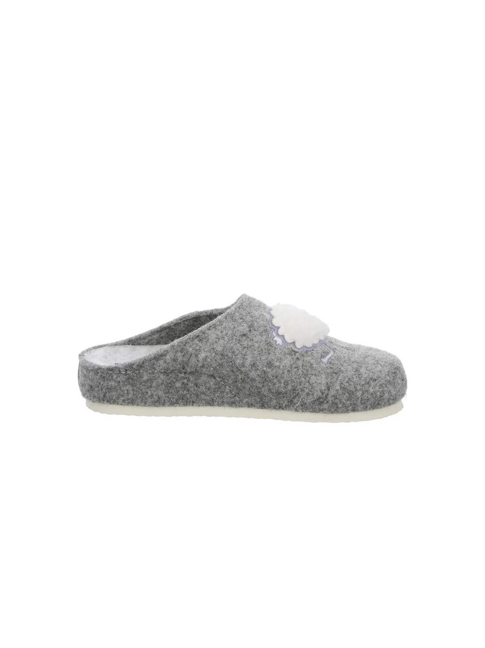 Hausschuh Cosy grau