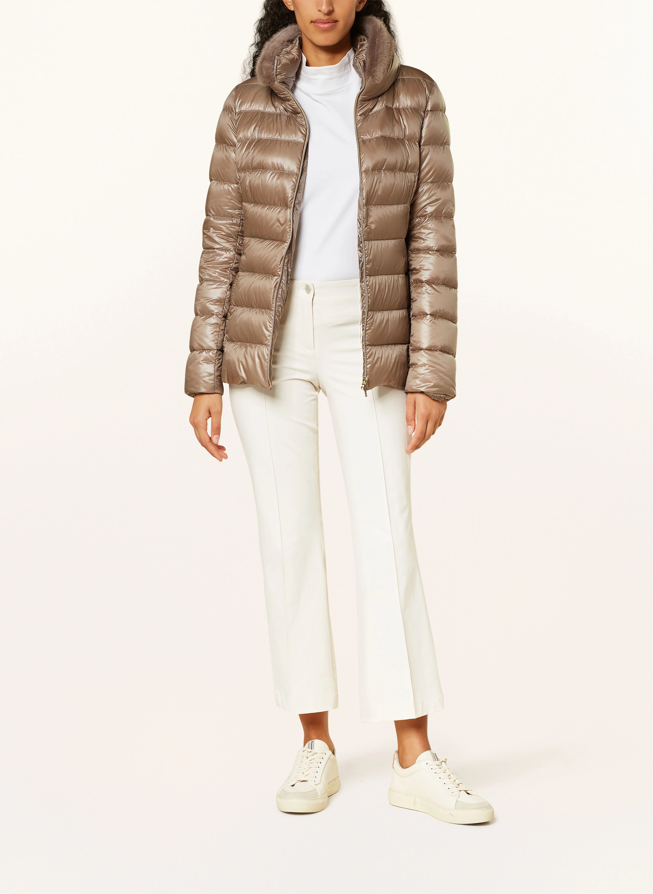 HERNO Daunenjacke CLAUDIA mit abnehmbarem Kunstpelz