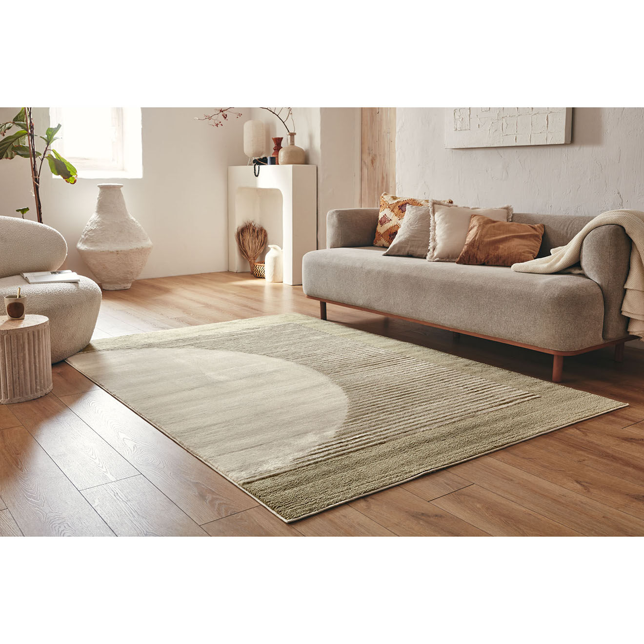 Nazar Rugs Tapis Nely 790 vert - 80x150 cm