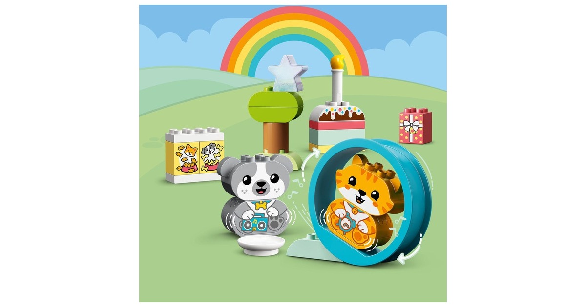 LEGODUPLO - Mijn eerste Puppy en Kitten met geluid Constructiespeelgoed  (10977)