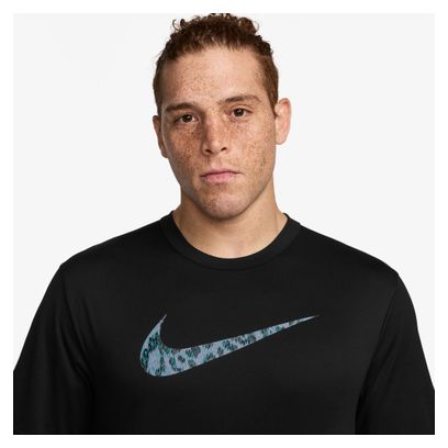 Maillot manches courtes Nike Dri-Fit UV Hyverse Noir Homme