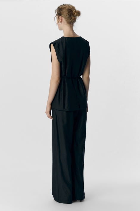 Object zwarte dames gilet
