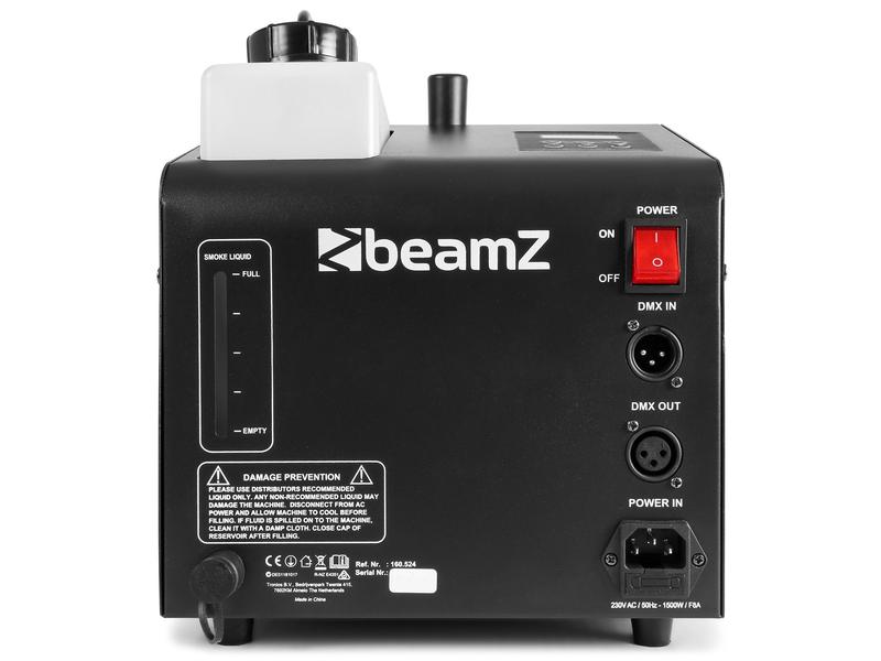 BeamZ Seifenblasen-/Nebelmaschine SB1500LED Nebel- und Seifenblasenmaschine mit LED-Beleuchtung