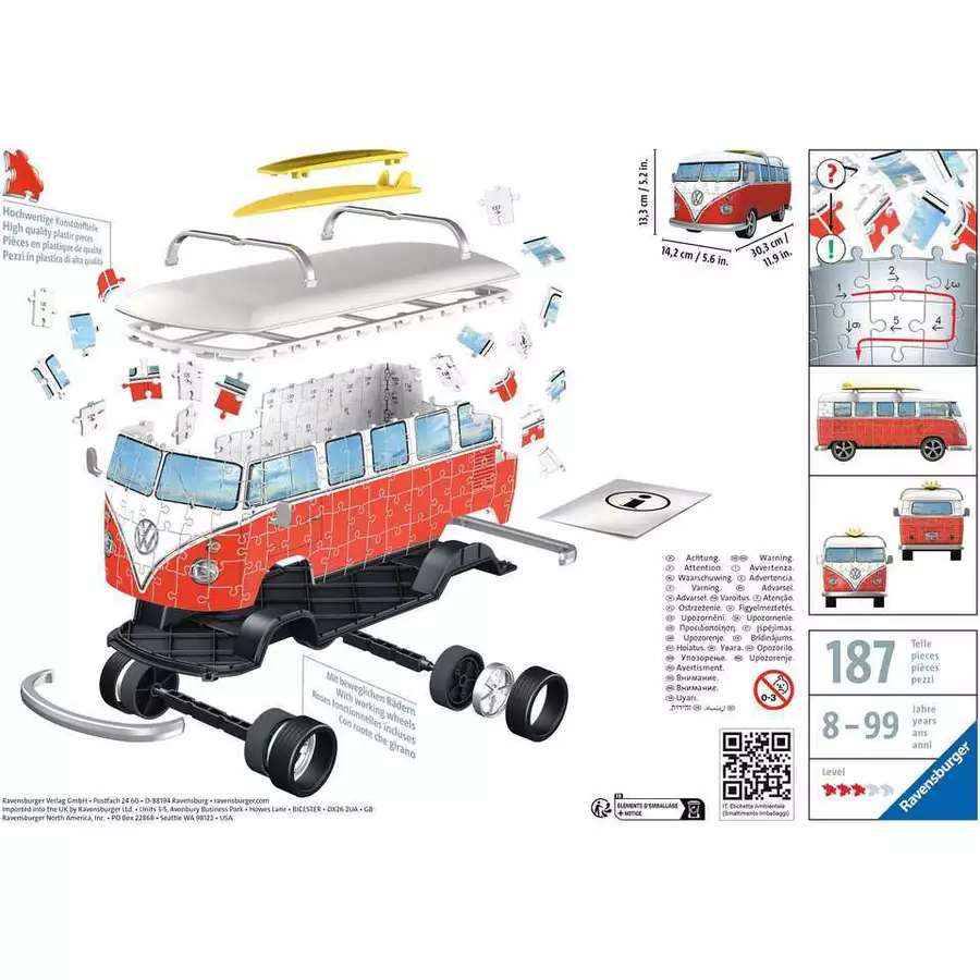 Ravensburger Volkswagen T1 bunt