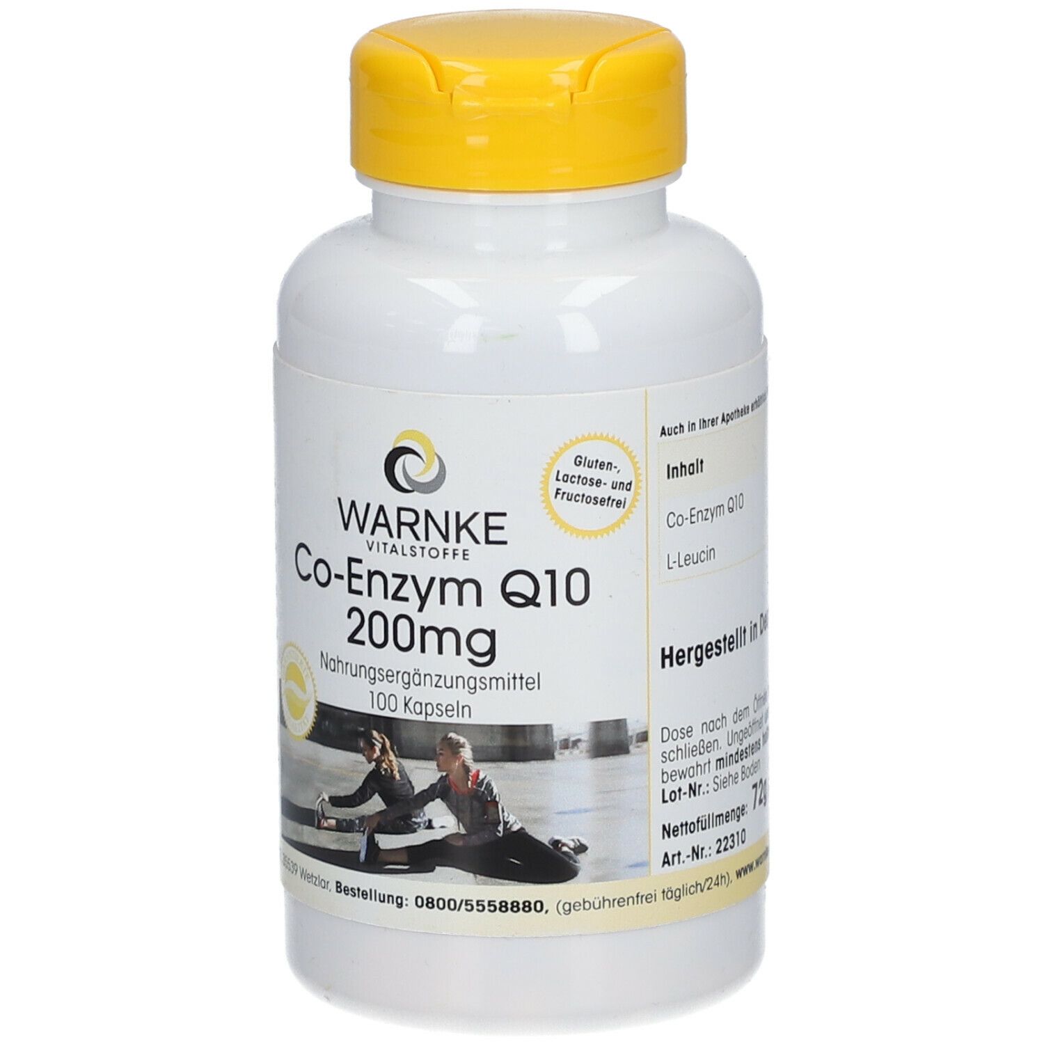 WARNKE VITALSTOFFE Co-Enzym Q10 200 mg