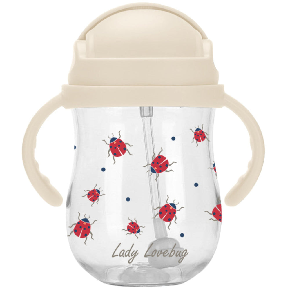 Køb Vanilla COPENHAGEN Transparent Sugerør Flaske Tritan Ladybug 300 Ml