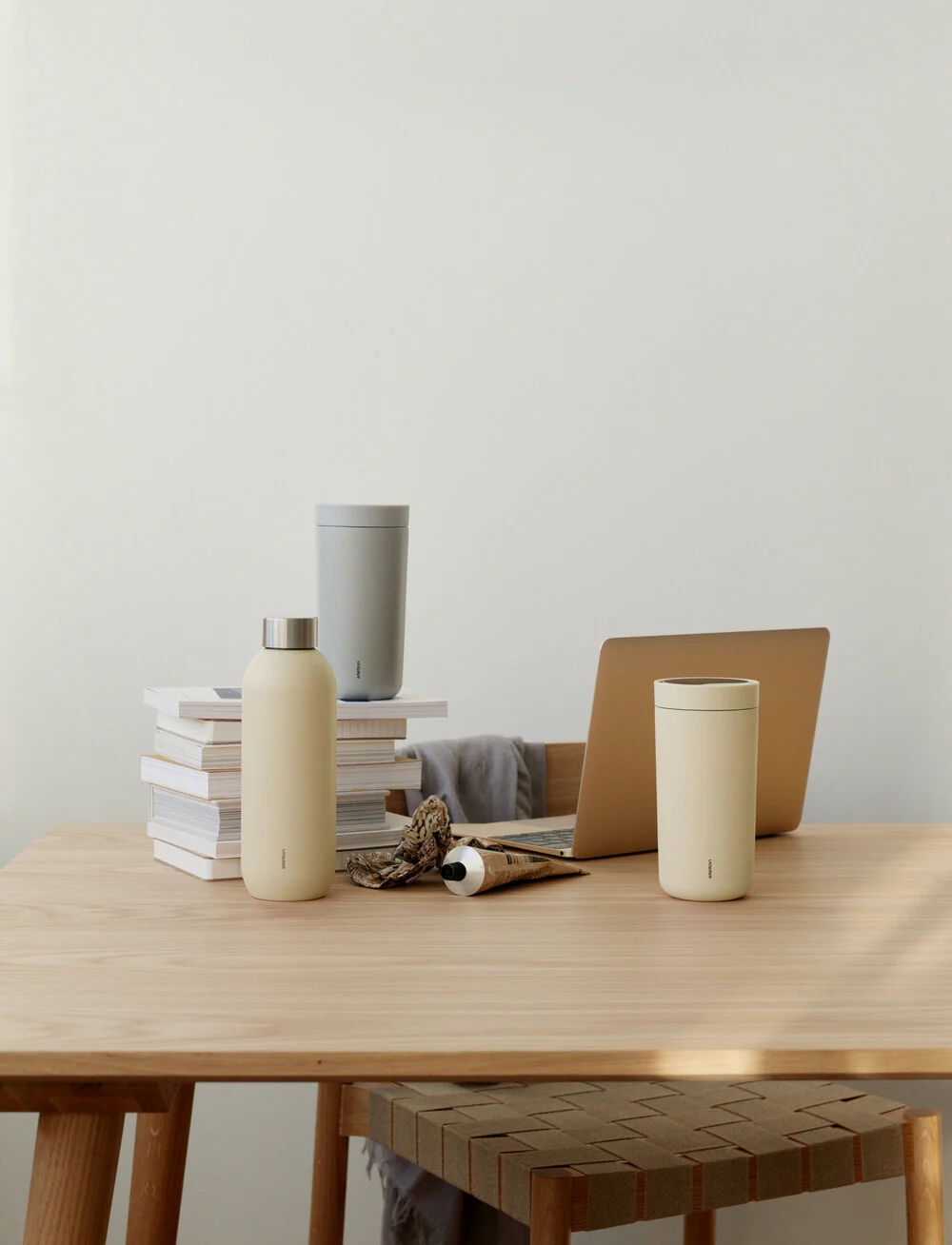Stelton  To Go Click termokop, Mellow Yellow - 0,4 L.