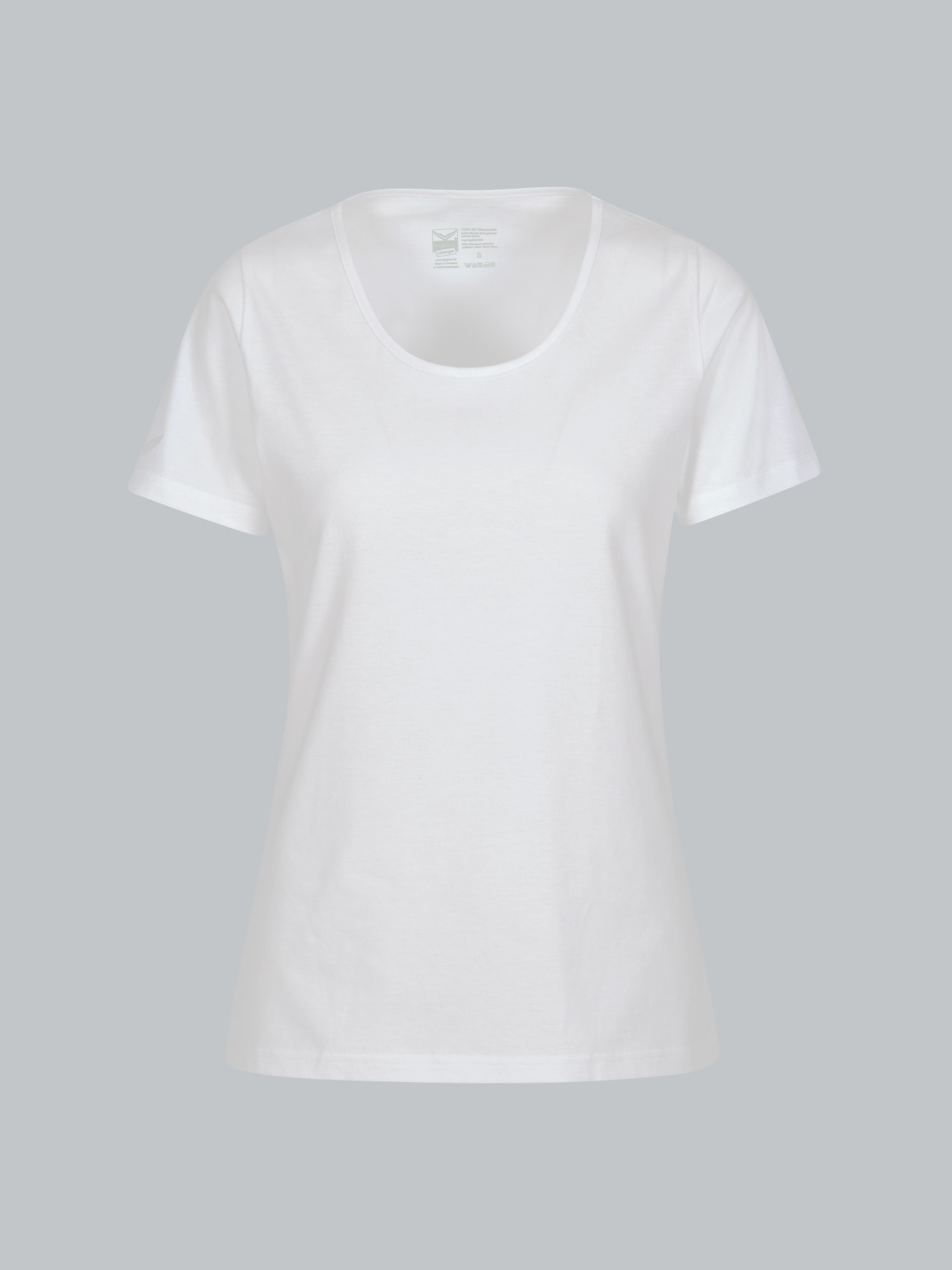 T-Shirt aus Biobaumwolle Weiss-C2C