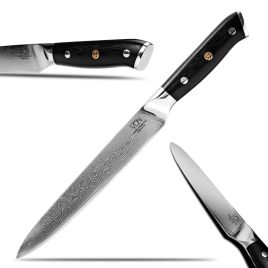 Vleesmes damaststaal - Elegance serie - VG-10 Japans damascus - 67 lagen staal - VDN