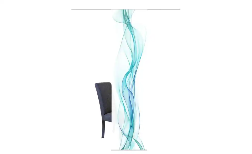 Schiebevorhang Blau 1er