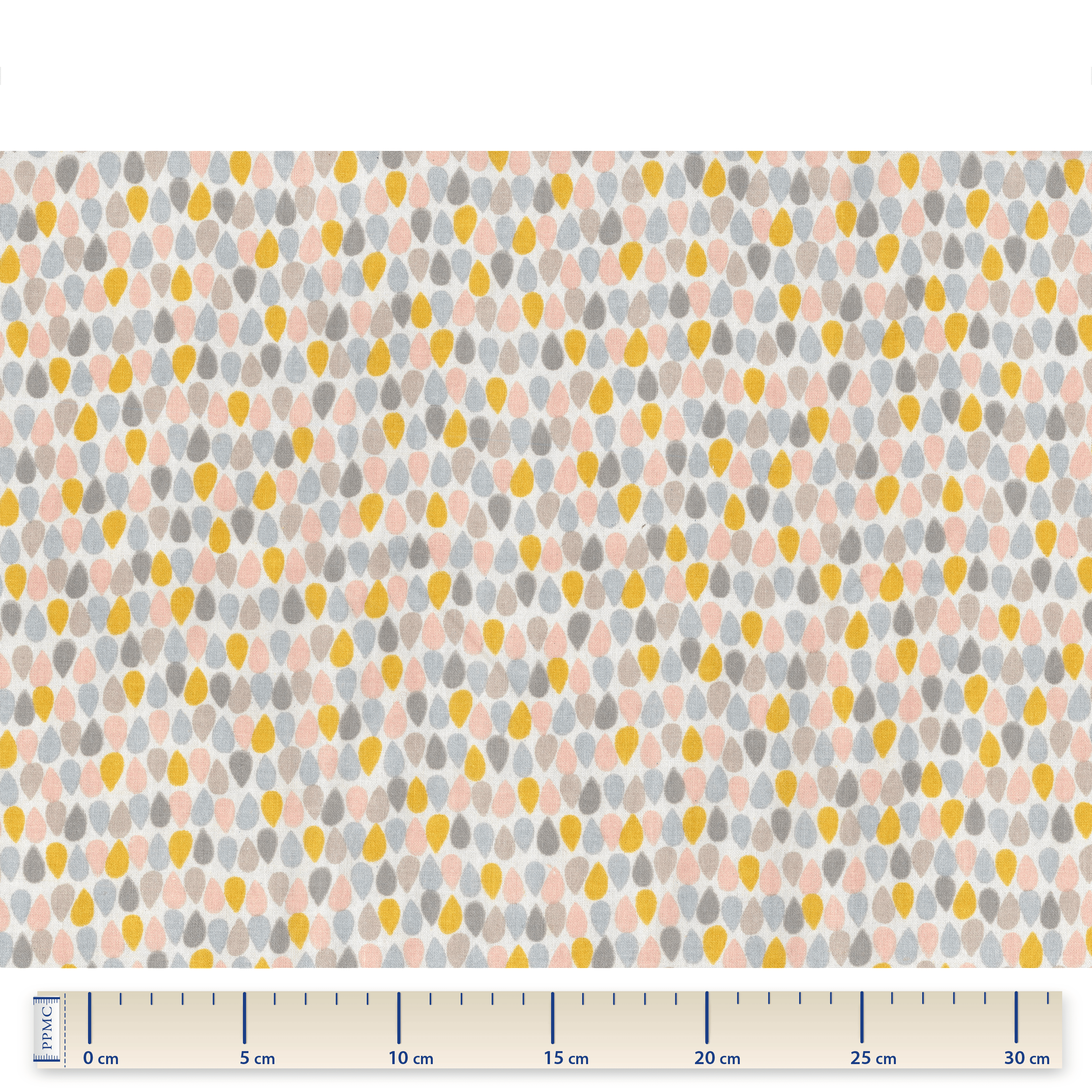 Tissu Coton Au Mètre Gouttes Pastel