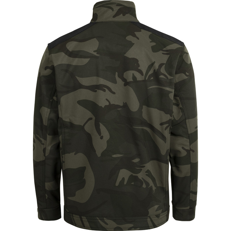 Cerva softshell jack camouflage XXL groen
