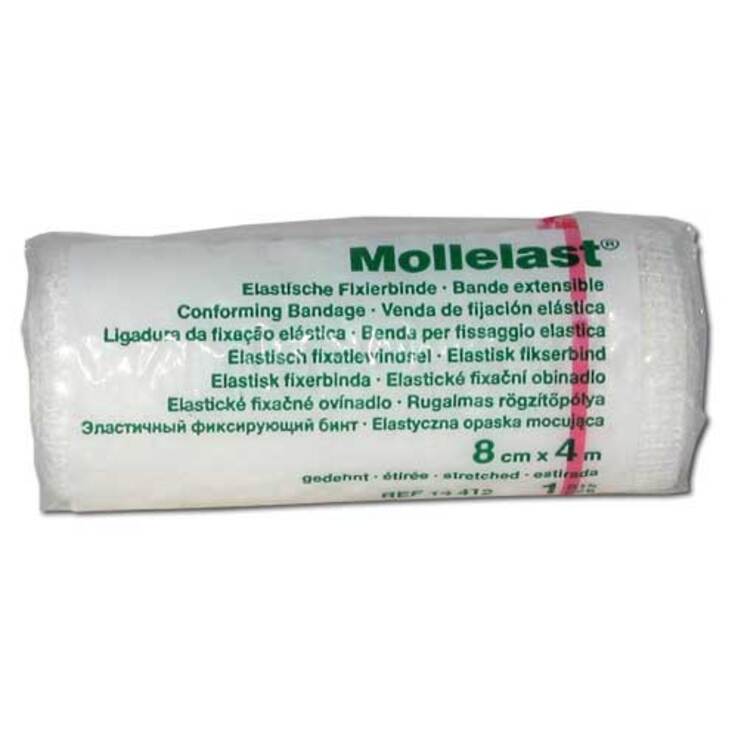 Mollelast 8cmx4m weiß, 1 St