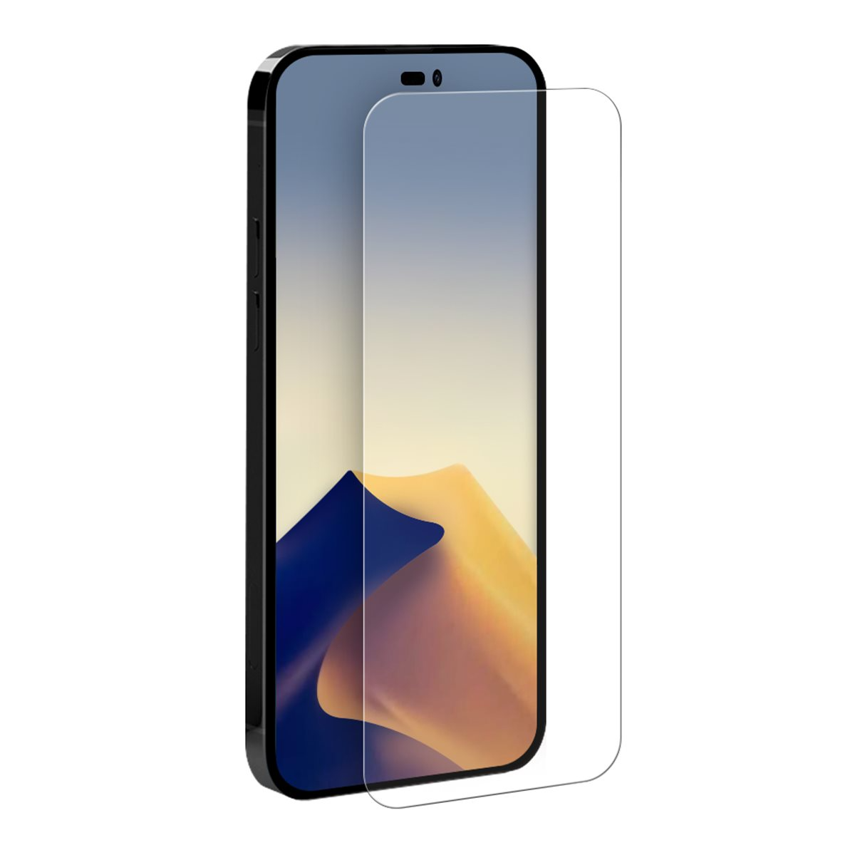 iPhone 14 Pro Mountain Glass Clear Panzerglas 2.5D Displayschutz Case Friendly (EGSP00844)