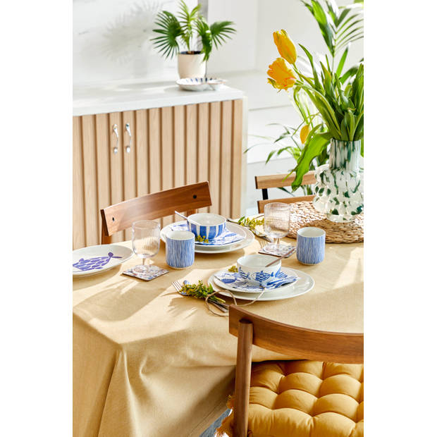 Blokker Placemat Bretagne - Ø 38 cm - Waterhyacint