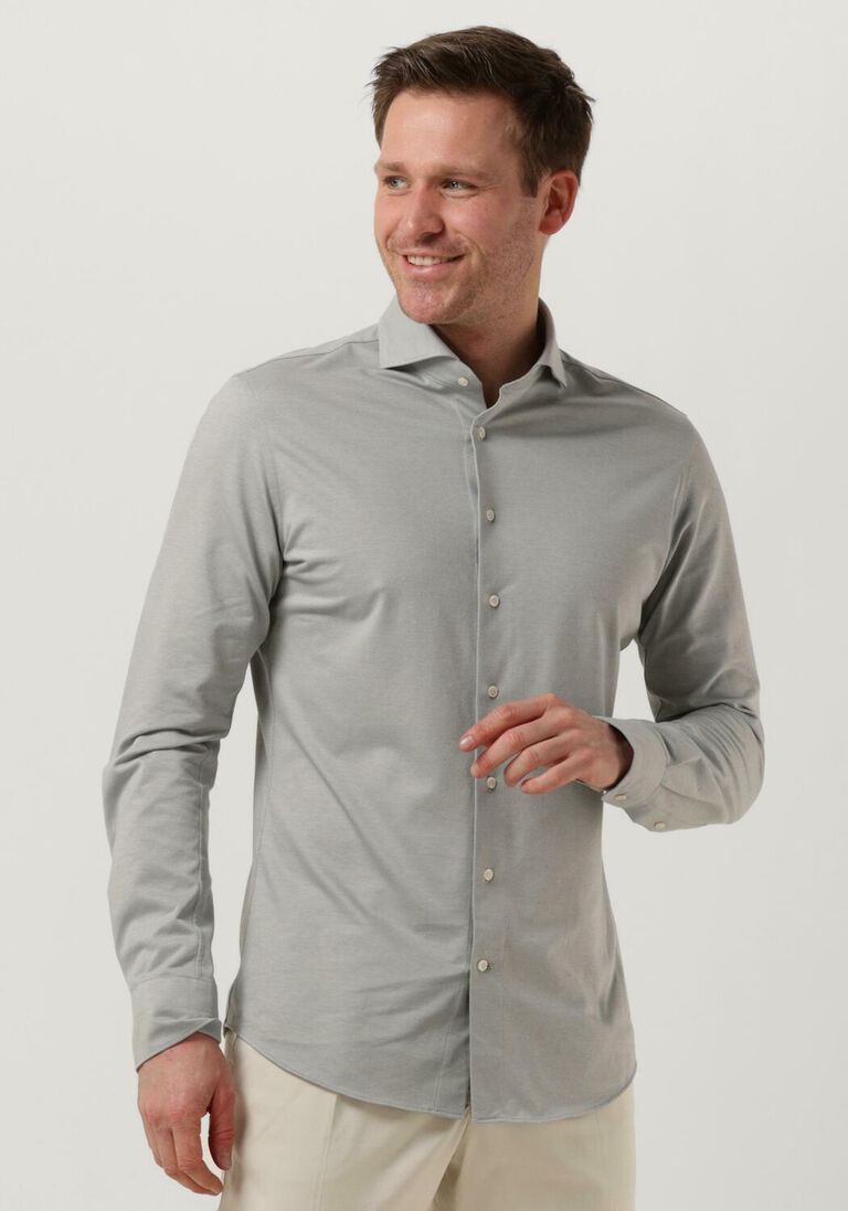 PROFUOMO groene profuomo casual overhemd ppuh10055
