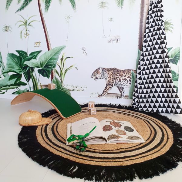 Tapis Petit Round Tess Vloerkleed 110 x 110 cm Rust