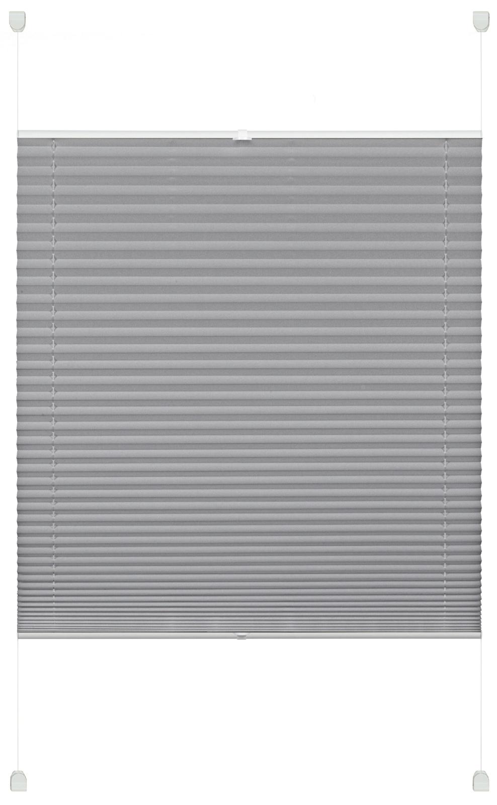 Plissee - grau - 40x130 cm