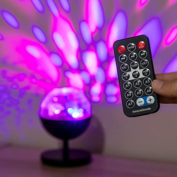 LED-projektor med BT-Høyttalere