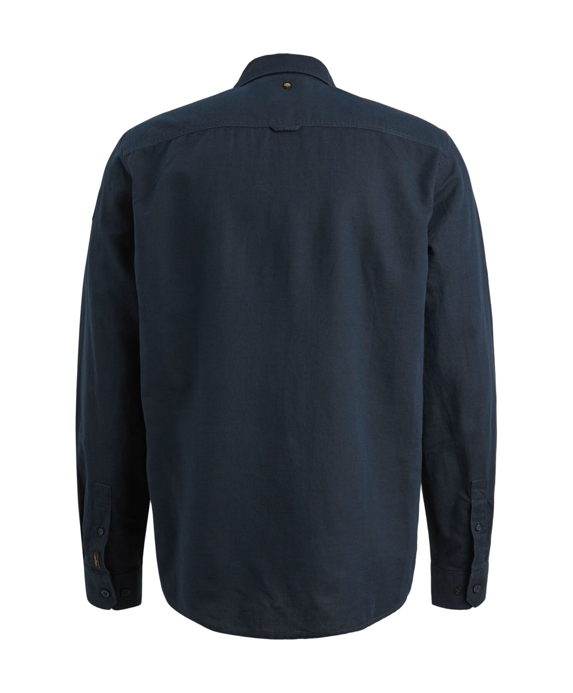PME Legend Heren overhemd lange mouw blauw