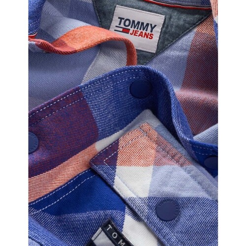 Tommy Jeans - CAMISATWILL CHECK OVERSHIRT C3X MULTI Multicolor