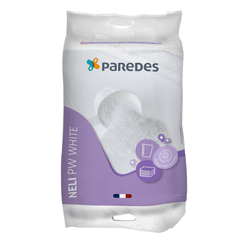 Lessive poudre spéciale blanc Paredes Neli PW White sac de 13,5kg