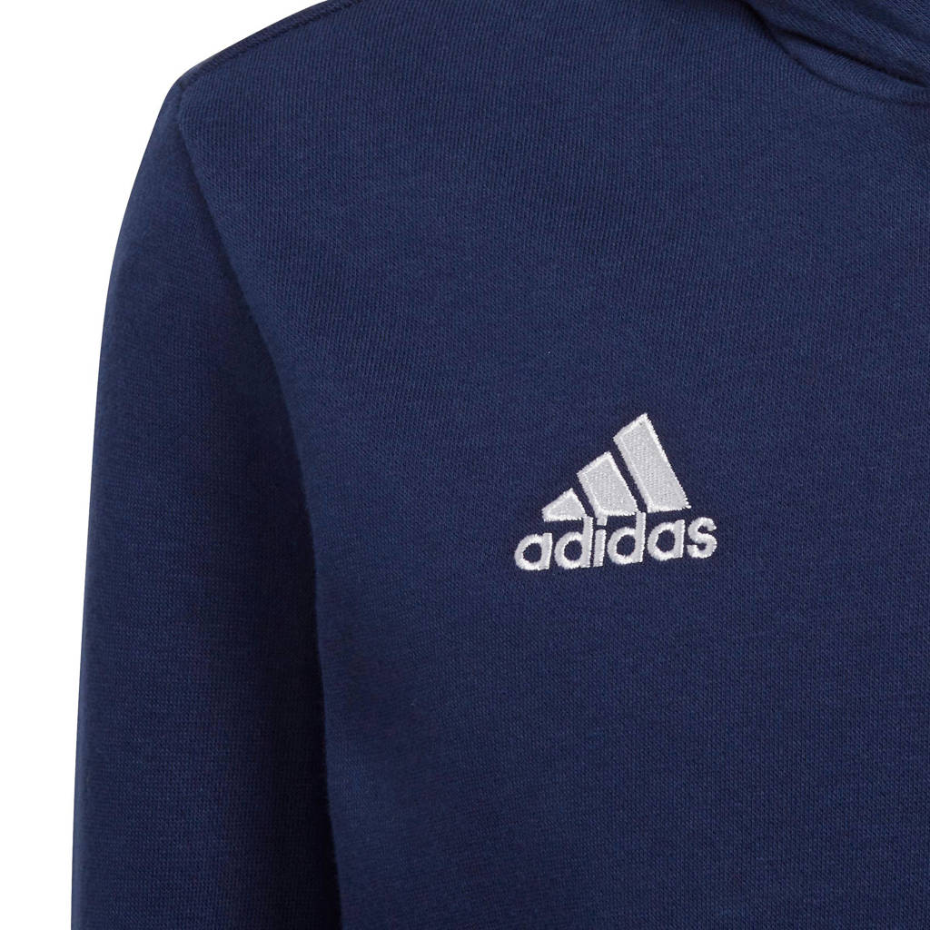 adidas Juniorsporthoodie donkerblauw