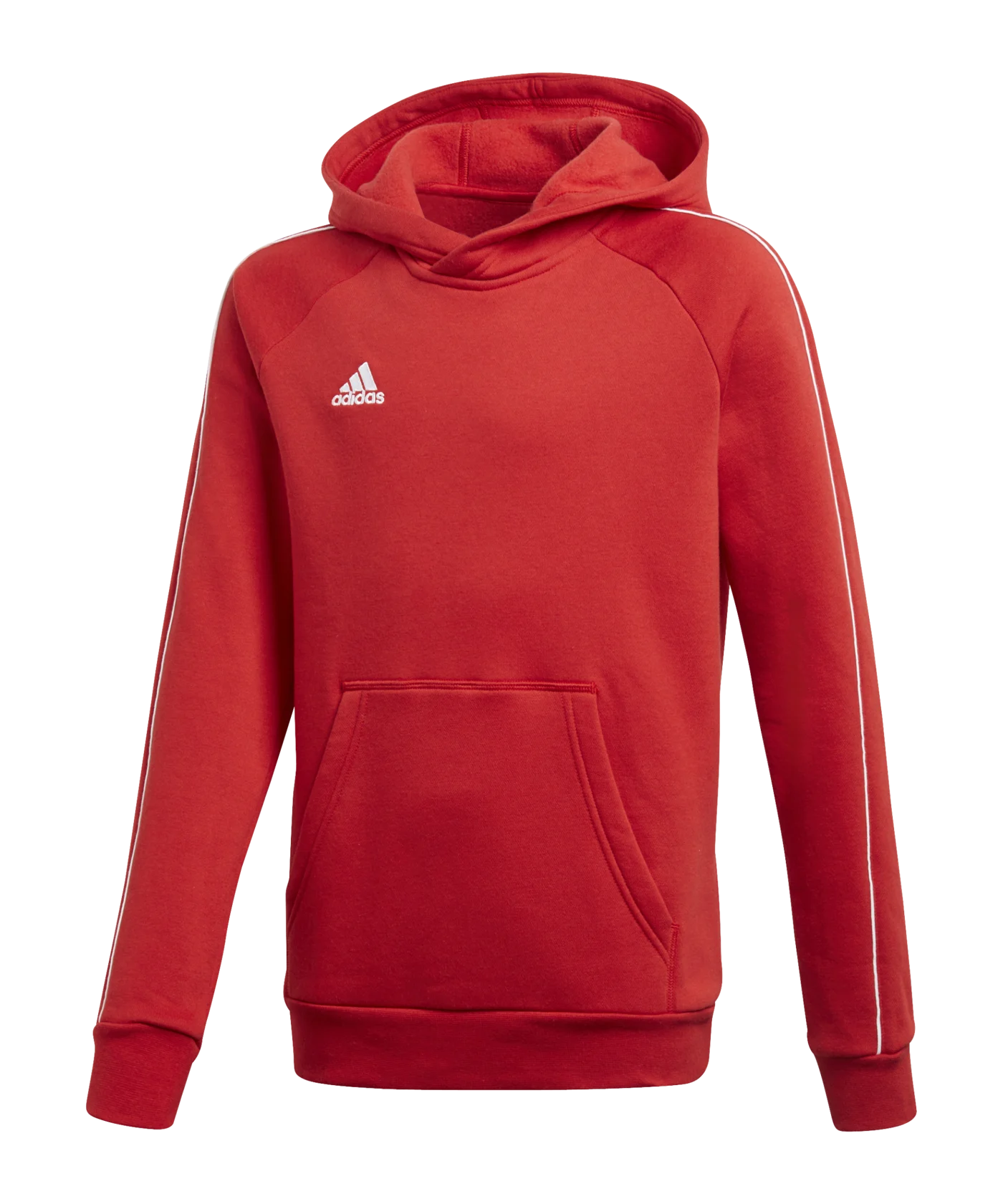adidas Core 18 Hoody Kapuzensweatshirt Kids Rot