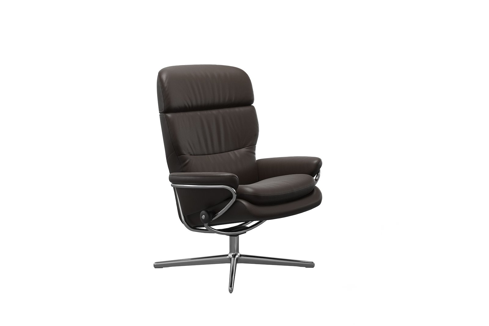 Rome lenestol Hud Noblesse Brown - Cross - Chrome