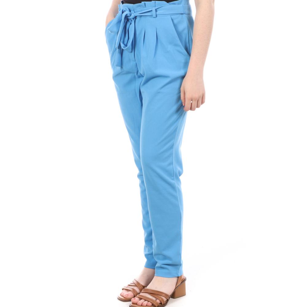 JDY Pantalon Fluide Bleu Femme JDY Tanja