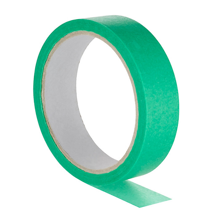 Ruban de masquage surfaces délicates Diall 25 m x 25 mm - 1 rouleau