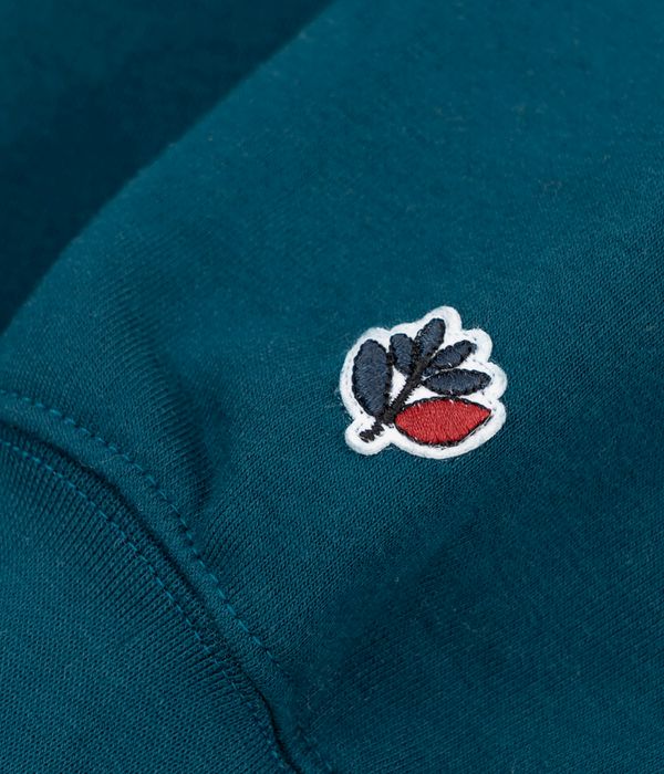 Magenta Script Sweatshirt (petrol blue)