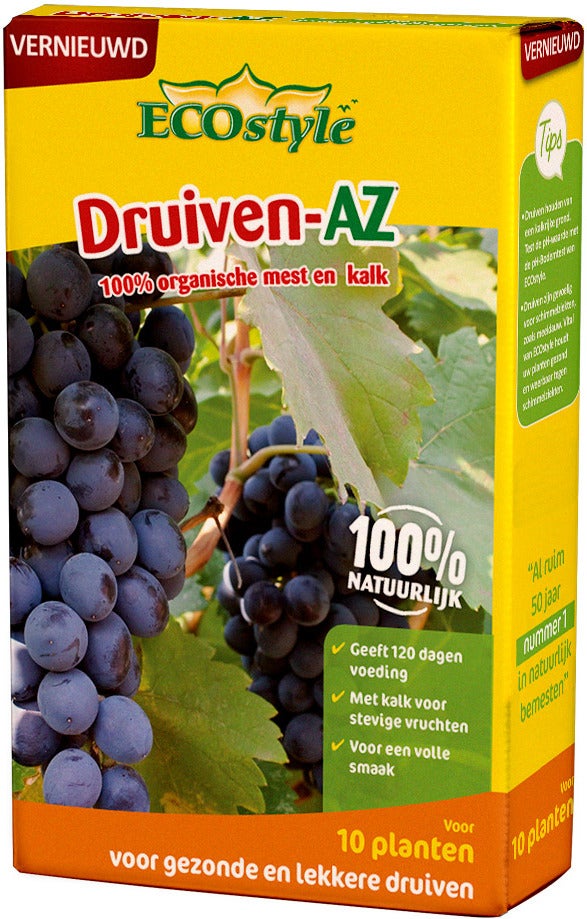 Ecostyle organische mest druiven AZ 800 g