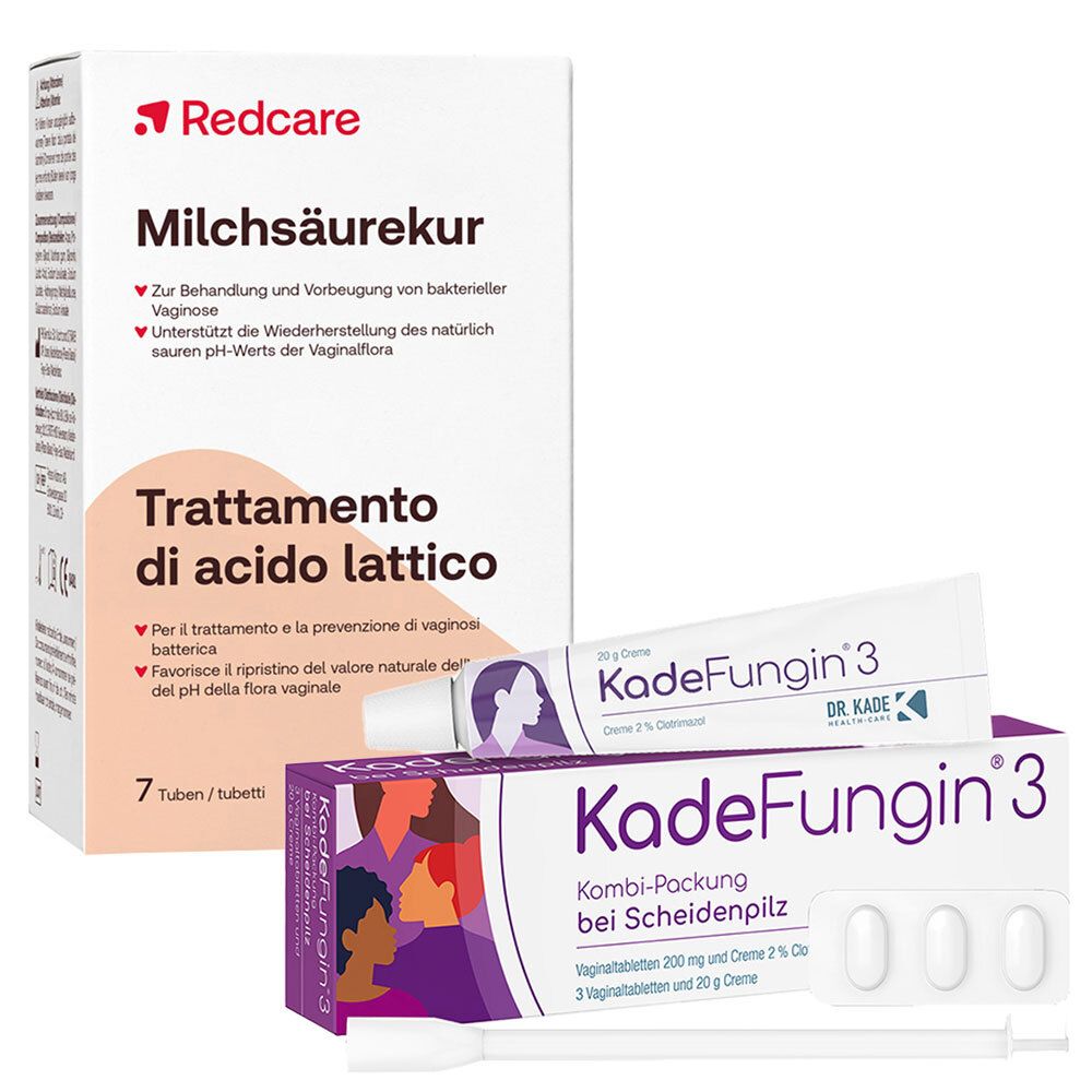 KadeFungin®3 Kombipackung + Redcare Milchsäurekur