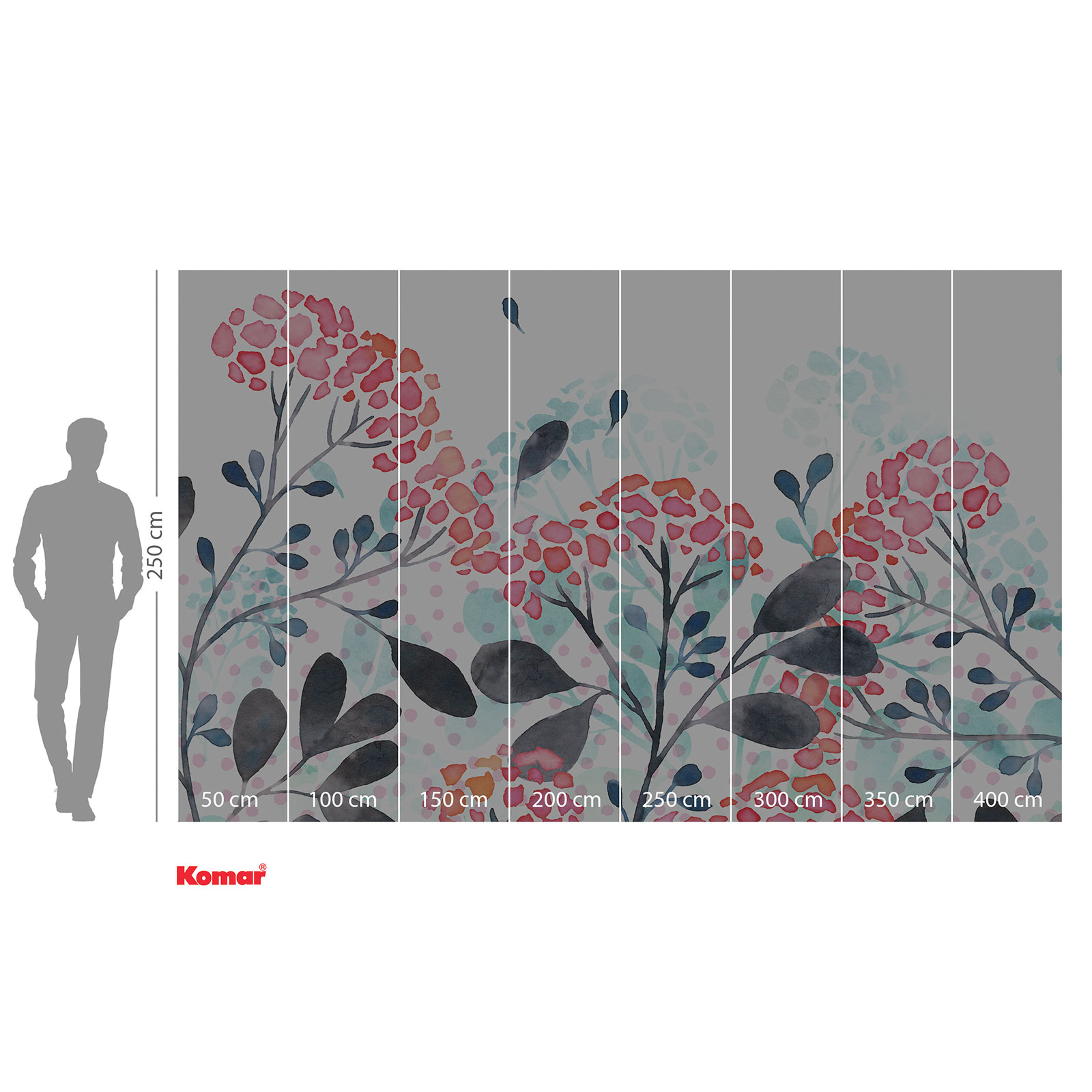 Vlies-Fototapete SUMMER BREATH - bunt - 400x250 cm